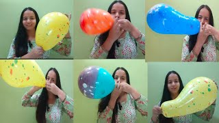 beautiful apple balloon  balloon video  beautiful print balloon [upl. by Ahsinej432]