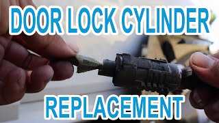 E60 BMW door key lock cylinder replacement [upl. by Amarette967]