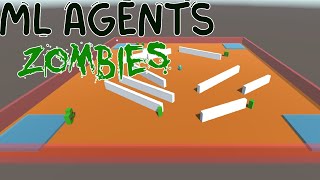 Obstacles Enemy Spawning Navmesh  MLAgents Zombie Tutorial 3 [upl. by Risan]