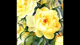 Paint a peony in watercolour [upl. by Starinsky]