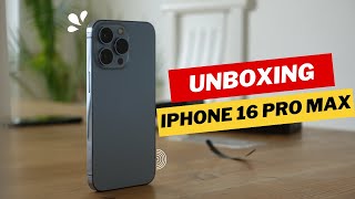 Unboxing iPhone 16 Pro Max Desert Titanium  New intro [upl. by Eldnar]