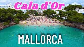 Cala dOr Mallorca Cala Gran Cala Esmeralda Beaches majorca calador beach [upl. by Kosiur]