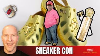 Trump BOOED Over Gold Sneakers Diaper Masking Cologne and Shoes DESTROYED [upl. by Damarra338]