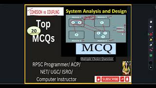 Cohesion vs Coupling in Software Engineering  Types amp 20 MCQs Discussion [upl. by Assilym]