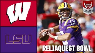 ReliaQuest Bowl Wisconsin Badgers vs LSU Tigers  Full Game Highlights [upl. by Ocsirf554]