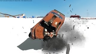 Next Car Game tech demo  Damage gameplay montage [upl. by Lynnett]