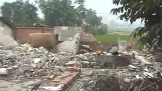 Wenchuan Sichuan China Earthquake filmed by Yingying Huang [upl. by Casilde253]