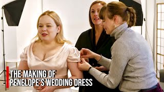 Bridgerton Behind The Scenes Penelopes Wedding Dress  How it was made [upl. by Rabelais964]