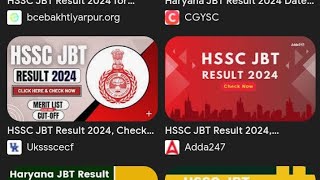 hssc jbt result update jbt expected cutoff [upl. by Ominoreg]