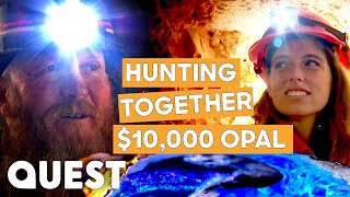 The Bushmen Find 10000 Worth Of Opal  Outback Opal Hunters [upl. by Anamor]