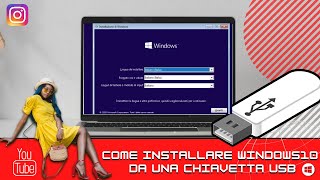 Come installare windows10 da usb velocemente [upl. by Farrel569]