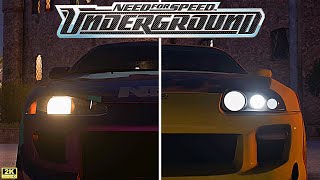 NEED FOR SPEED Underground Los 2 Coches de la Intro FORZA HORIZON 5 [upl. by Georas]