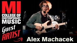 Alex Machacek Sweep Guitar Picking Techniques  Musicians Institute [upl. by Warfeld]