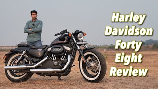 Harley Davidson Forty Eight Review  1202 CC Torque Monster🔥 [upl. by Rubie]