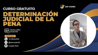 Clase gratuita  Determinación judicial de la pena  Mauro Salvador [upl. by Robinett]