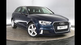 Audi A3 10 TFSI 30 Sport Sportback Euro 6 ss 5dr [upl. by Kassaraba]