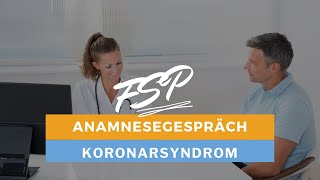 Das Anamnesegespräch Prüfungsteil 1 medizinische Fachsprachprüfung Fall Koronarsyndrom [upl. by Gadmon38]