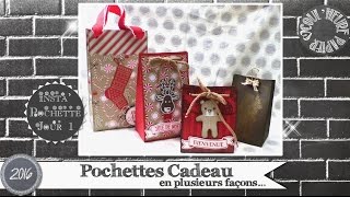 VidéoTuto quotPochettes cadeaux en plusieurs façonquot par CoulHeure Papier [upl. by Standley85]