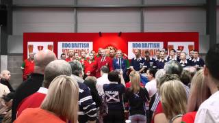 WALES v SCOTLAND THE BRITISH INTERNATIONAL DARTS CHAMPIONSHIPS 1442012 [upl. by Arocahs]