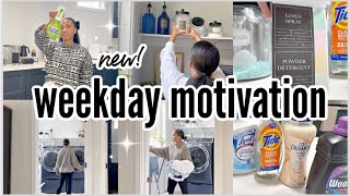 WEEKDAY CLEANING MOTIVATION  SUNDAY RESET ROUTINE  CLEAN WITH ME [upl. by Ellienad]