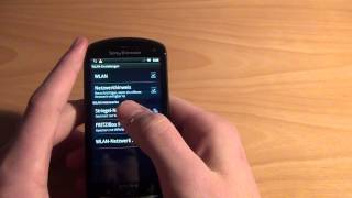 Sony Ericsson Xperia Pro WLAN einrichten [upl. by Nerita]