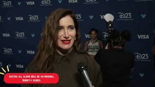 Kathryn Hahn Interview on Agatha All Along at 2024 D23 Expo [upl. by Marilyn73]