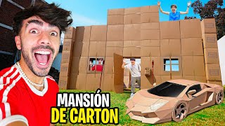 CONSTRUI UNA MANSION CON CAJAS DE CARTON [upl. by Enilekcaj]