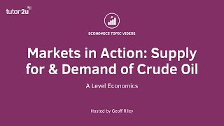 Markets in Action  Supply and Demand in the Global Oil Market [upl. by Niro]