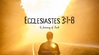 Trusting Gods Timing Ecclesiastes 318 Verse Breakdown [upl. by Leuams]