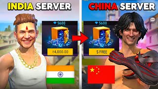 I Tried all the servers of Free Fire  🇮🇳 [upl. by Katha]