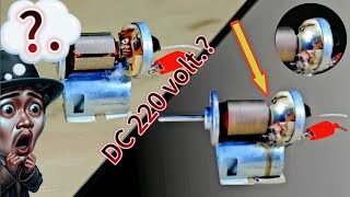 220 DC voltage vs 12 volts DC motor 775 DC motor over voltage testing [upl. by Suiraj]