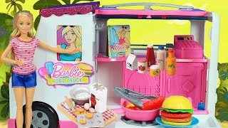 Barbie Yemek Karavanı  Yeni Barbie Oyuncak Videoları  Evcilik TV [upl. by Congdon]