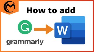 How to add Grammarly to Microsoft Word [upl. by Pearline]