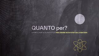 La Meccanica Quantistica può aiutarci a creare nuovi stati della materia  Massimo Inguscio [upl. by Venita232]