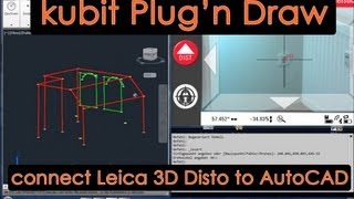 PlugnDraw Connecting the Leica 3D Disto to AutoCAD [upl. by Mccafferty]