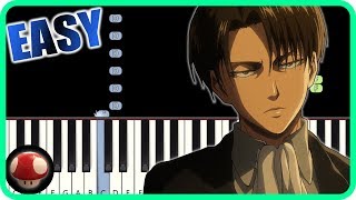 Shoukei to Shikabane no Michi  Shingeki no Kyojin S32 OP  Synthesia Piano TutorialTopAnimeMusic [upl. by Terrijo]