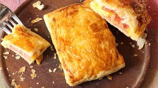 Empanadas de hoja relleno queso jamon [upl. by Olegnad43]