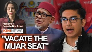 KiniNews Syed Saddiq told to contest Muar without Harapans support Hadi gets reminder on DNAA [upl. by Ailegnave]