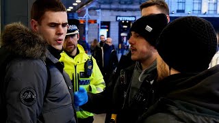 Secret Cops Join Melee as More Arrested in Manchester [upl. by Kenny]