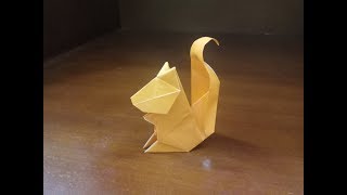 How To Make a Paper Origami Squirrel Easy  Origami Animals [upl. by Benito]