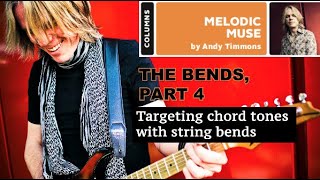 Andy Timmons  Targeting chord tones with string bends [upl. by Romney]