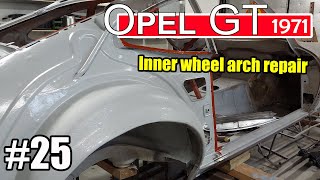 Inner wheel arch  Project Opel GT 1971 25 [upl. by Talia656]