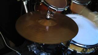 HD VIDEO 14quot Zildjian SCIMITAR bronze ROCK Hi Hat cymbals demo sound test [upl. by Etteroma]