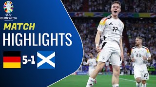 Germany vs Scotland  51  Highlights  EURO 2024 [upl. by Torhert]