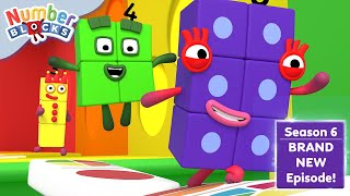 🚀 Go Go Domino  Season 6 Full Episode 4 ⭐  Learn to Count  Numberblocks [upl. by Ivzt]