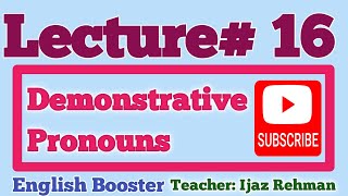 Demonstrative Pronoun Definition amp Examples [upl. by Towney116]