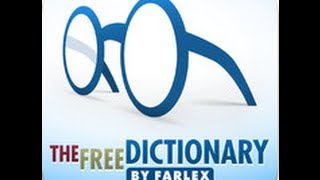 The Free Dictionary App Review for IPhone [upl. by Arehahs317]