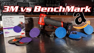 Dont Waste Your Money 3M Cubitron vs Benchmark Abrasives 3inch Roloc Discs on Amazon [upl. by Hortensa]