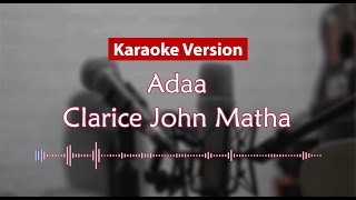 Karaoke Version  Adaa Clarice John Matha [upl. by Tteragram]