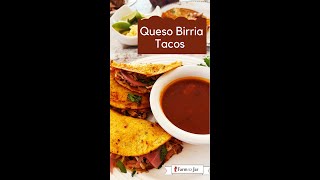 Birria Quesa Tacos with Birria Consomme as Dipping Sauce shorts [upl. by Jaime]